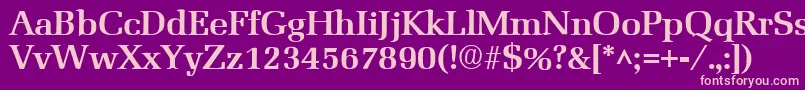 fuente MarseilleBold – Fuentes Rosadas Sobre Fondo Morado