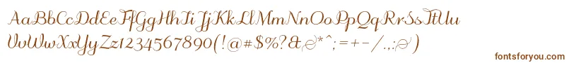 Odstemplik Font – Brown Fonts on White Background
