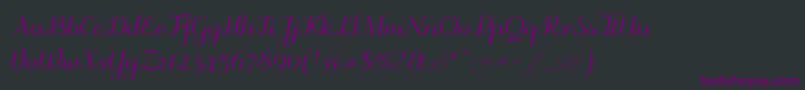 Odstemplik Font – Purple Fonts on Black Background