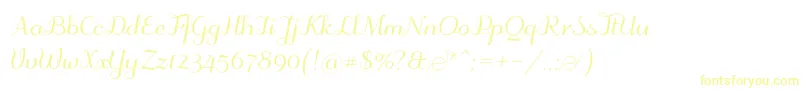 Odstemplik-Schriftart – Gelbe Schriften