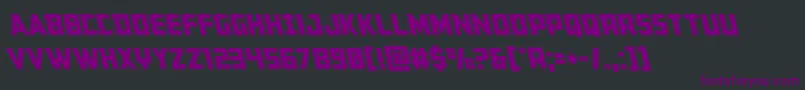 Buchananleft Font – Purple Fonts on Black Background