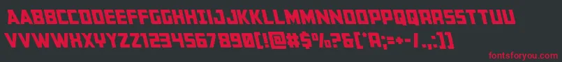 Buchananleft Font – Red Fonts on Black Background