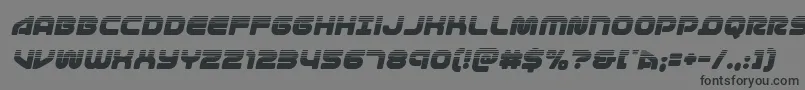 Weitere Informationen zur 1stenterpriseshalfital-Schriftart 1stenterpriseshalfital-Schriftart – Schwarze Schriften auf grauem Hintergrund