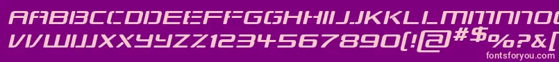 Шрифт Repkexpi – розовые шрифты на фиолетовом фоне