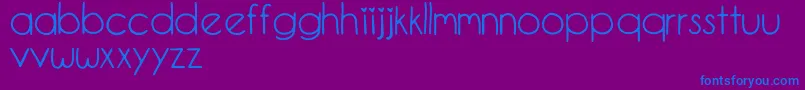 EllieMaeDemoDemo Font – Blue Fonts on Purple Background