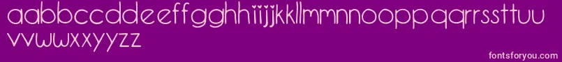 EllieMaeDemoDemo Font – Pink Fonts on Purple Background