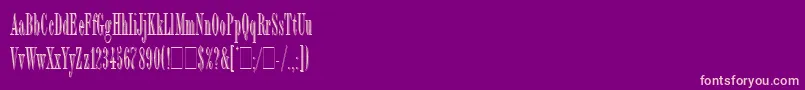 fuente BordeauxDisplayLetPlain.1.0 – Fuentes Rosadas Sobre Fondo Morado