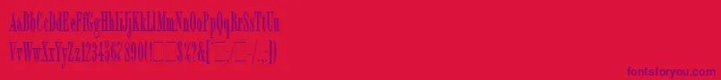 fuente BordeauxDisplayLetPlain.1.0 – Fuentes Moradas Sobre Fondo Rojo