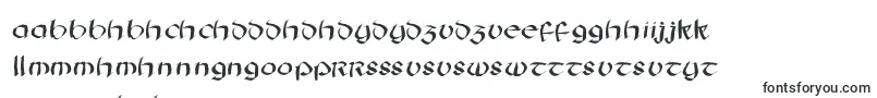 フォントIrishsketchesfs – ショナー書体