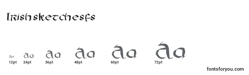 Irishsketchesfs Font Sizes