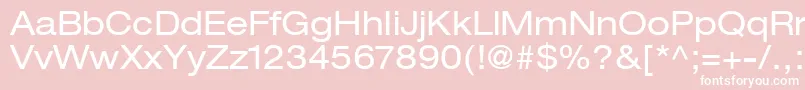 ContextRepriseExpandedSsiExpanded Font – White Fonts on Pink Background