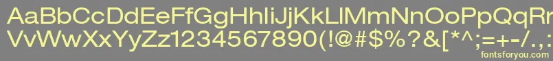 ContextRepriseExpandedSsiExpanded Font – Yellow Fonts on Gray Background