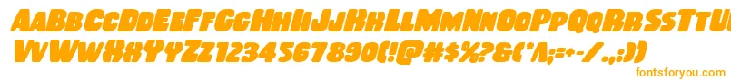 En savoir plus sur la police Rubberboyboldital Police Rubberboyboldital – polices orange