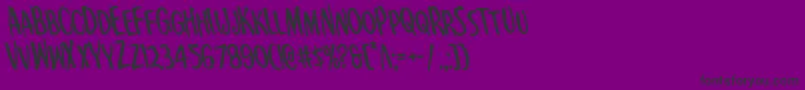 Kennebunkportleftフォントについての詳細 フォントKennebunkportleft – 紫の背景に黒い文字