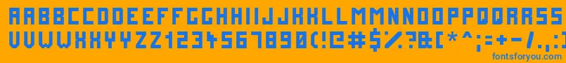 Más sobre la fuente Futuremillennium fuente Futuremillennium – Fuentes Azules Sobre Fondo Naranja