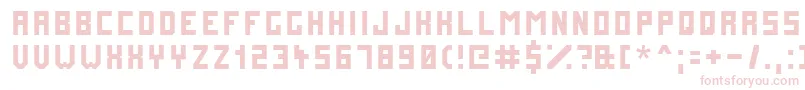 Futuremillennium Font – Pink Fonts on White Background