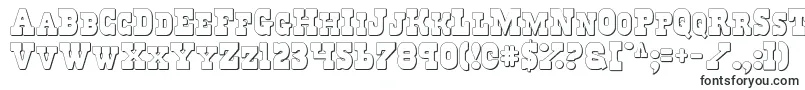 Шрифт Regv2s – широкие шрифты