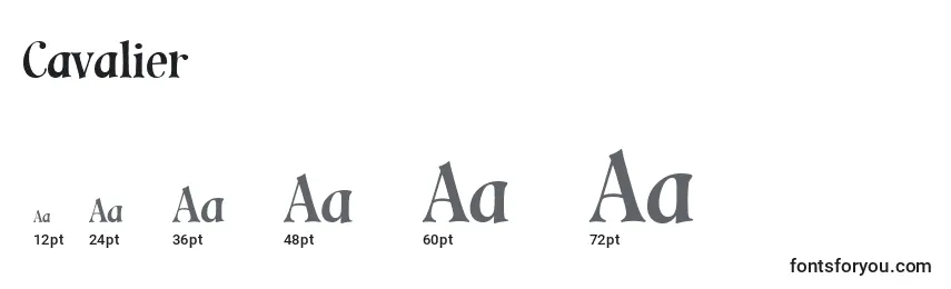 Cavalier Font Sizes