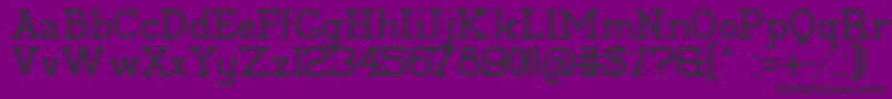 Pelida Font – Black Fonts on Purple Background