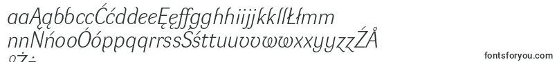 DynagrotesklItalic Font – Polish Fonts