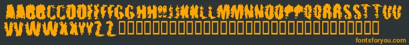 Подробнее о шрифте Punkassbleed Шрифт Punkassbleed – оранжевые шрифты на чёрном фоне