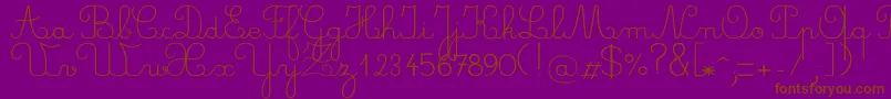 More about Crayonl Font Crayonl Font – Brown Fonts on Purple Background