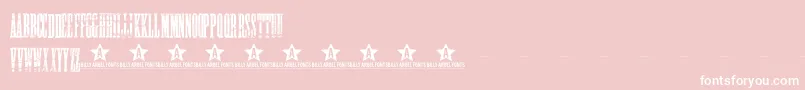 NightStalkerTrial Font – White Fonts on Pink Background