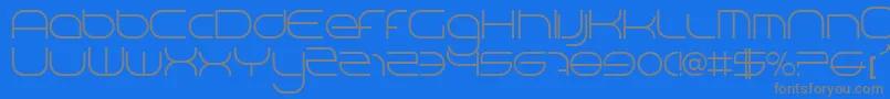 Bnniv5000 Font – Gray Fonts on Blue Background