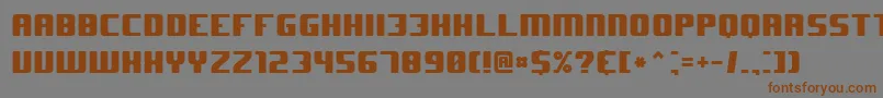 J Font – Brown Fonts on Gray Background
