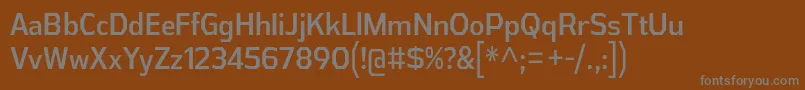 Шрифт AthabascaCdRg – серые шрифты на коричневом фоне