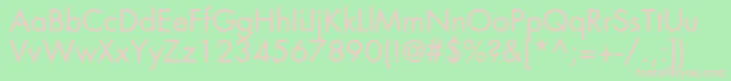 Favoritbookc Font – Pink Fonts on Green Background