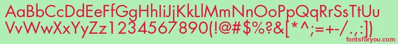 Favoritbookc Font – Red Fonts on Green Background