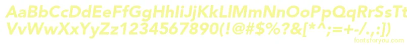 AvenirltstdBlackoblique Font – Yellow Fonts