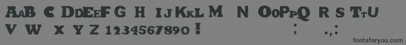 HetJaWoord Font – Black Fonts on Gray Background