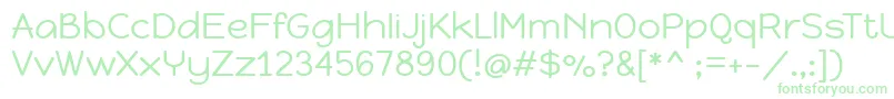 HappymonkeyRegular Font – Green Fonts on White Background