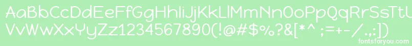 En savoir plus sur la police HappymonkeyRegular Police HappymonkeyRegular – polices blanches sur fond vert
