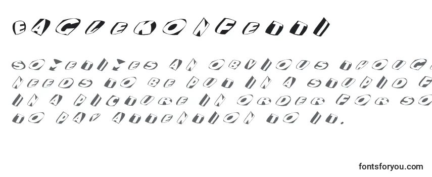Eaglekonfetti-fontti