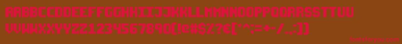 Starseedpro Font – Red Fonts on Brown Background