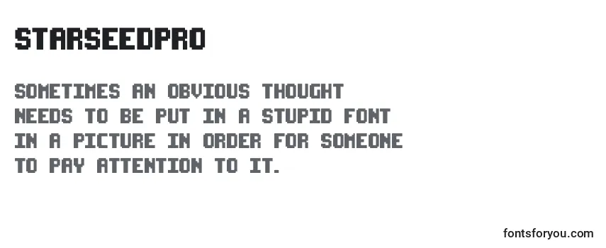 Review of the Starseedpro (93665) Font