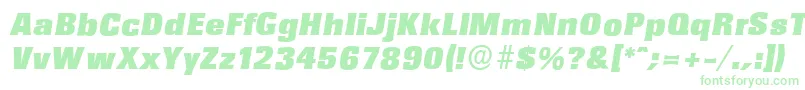 Fonte RochesterserialBlackItalic – fontes verdes