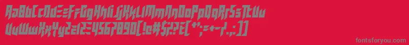 WeUsedToBeFriends Font – Gray Fonts on Red Background