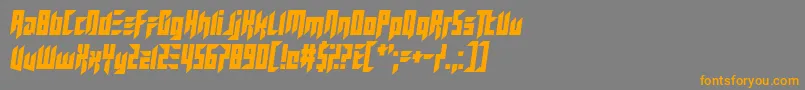 WeUsedToBeFriends Font – Orange Fonts on Gray Background