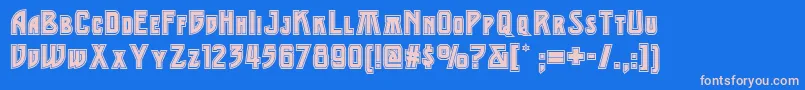 More about Middleearthnf Font Middleearthnf Font – Pink Fonts on Blue Background