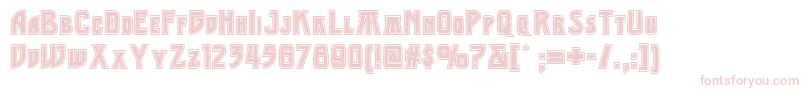 Middleearthnf Font – Pink Fonts on White Background