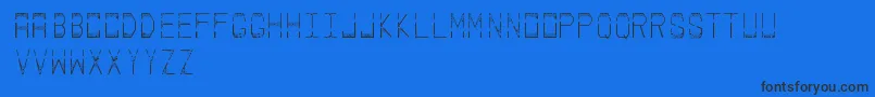 Palace Font – Black Fonts on Blue Background