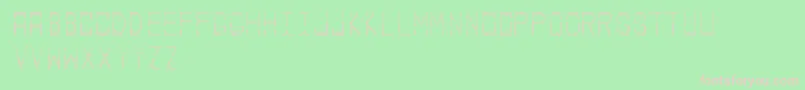 Palace Font – Pink Fonts on Green Background