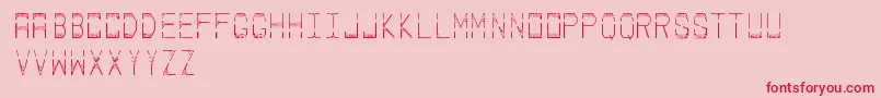 Palace Font – Red Fonts on Pink Background