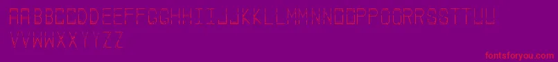 Palace Font – Red Fonts on Purple Background