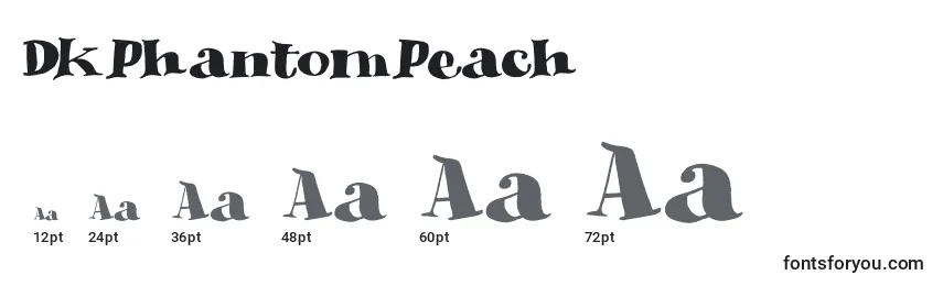 DkPhantomPeach Font Sizes