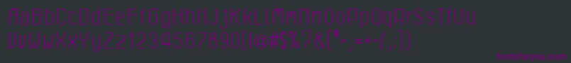 LeichtBold Font – Purple Fonts on Black Background